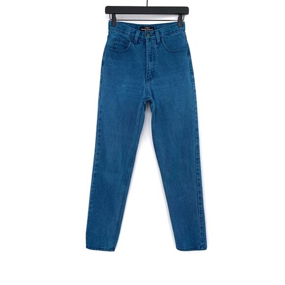 VTG GUESS Skinny Jean Teal Denim 28 (25) - Picture 1 of 13